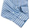 Picture of striped shirt light blue background