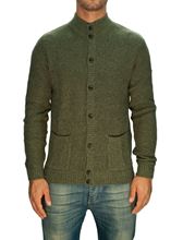 Picture of English knit jacket in mixed green