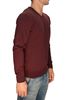 Picture of Trefili® Burgundy merino wool v-neck