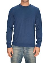 Immagine di Girocollo lana seta cashmere blu chiaro