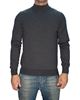 Picture of Trefili® Merino wool dark grey mock turtleneck