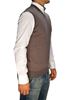 Picture of Trefili® Brown merino wool vest