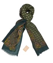 Picture of Dark green wool scarf