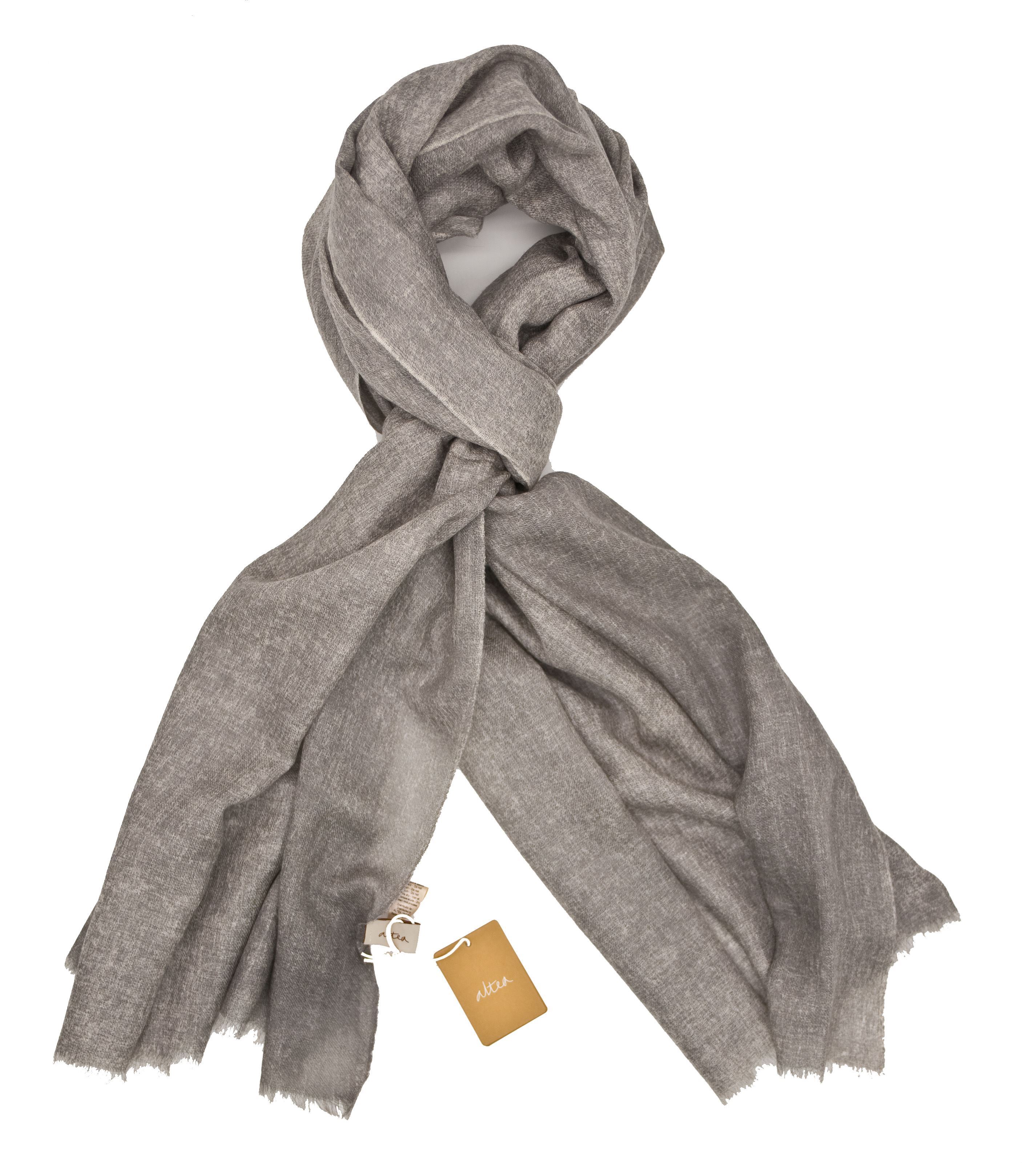 Immagine di Sciarpa in Cashmere Grigio chiaro