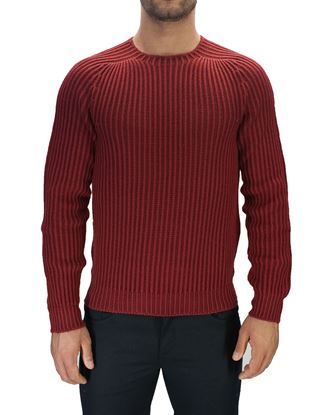 Picture of Tamata Crew neck reversible sweater colour burgundy whitely