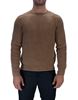 Picture of Tamata Crew neck sweater colour Coffee whitely