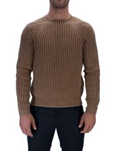 Immagine di Tamata girocollo reversibile maglia inglese coffee Whitely