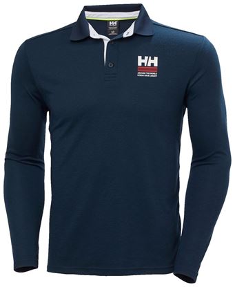 Picture of Long-sleeved blue polo