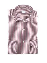Picture of Burgundy and white striped shirt