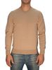 Picture of Trefili® Beige merino wool v-neck