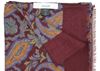Immagine di Sciarpa in modal e cashmere fondo Bordeaux