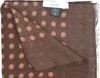 Picture of Modal and cashmere scarf brown background