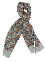 Picture of Wool scarf grey background