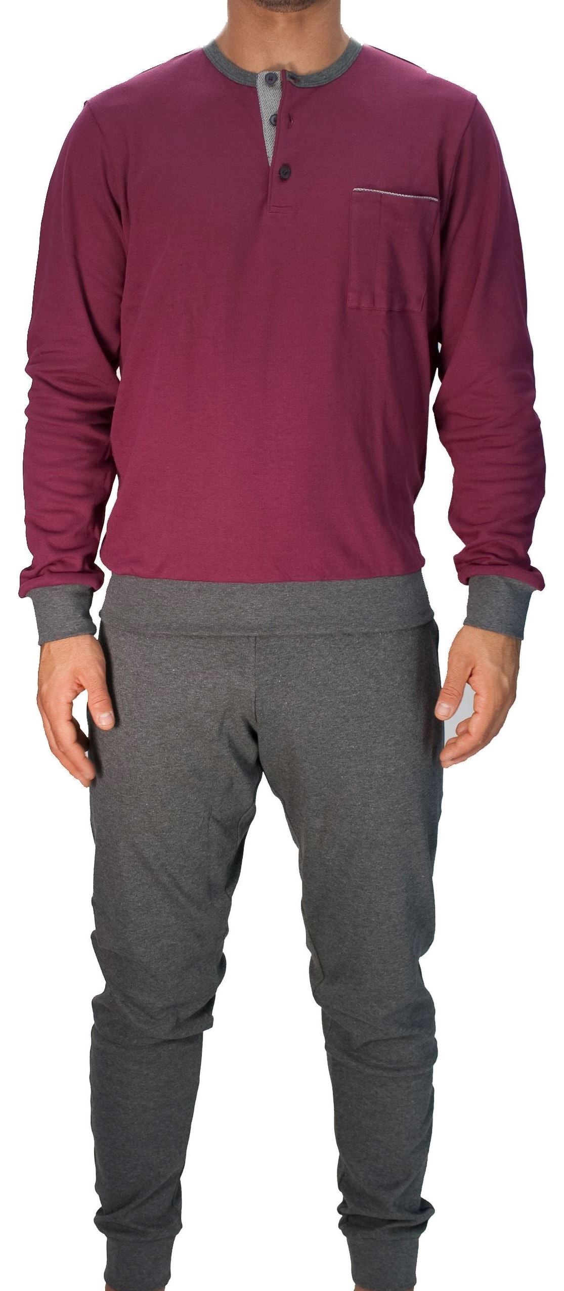 Picture of Men's Cotton Pyjamas, 3 buttons