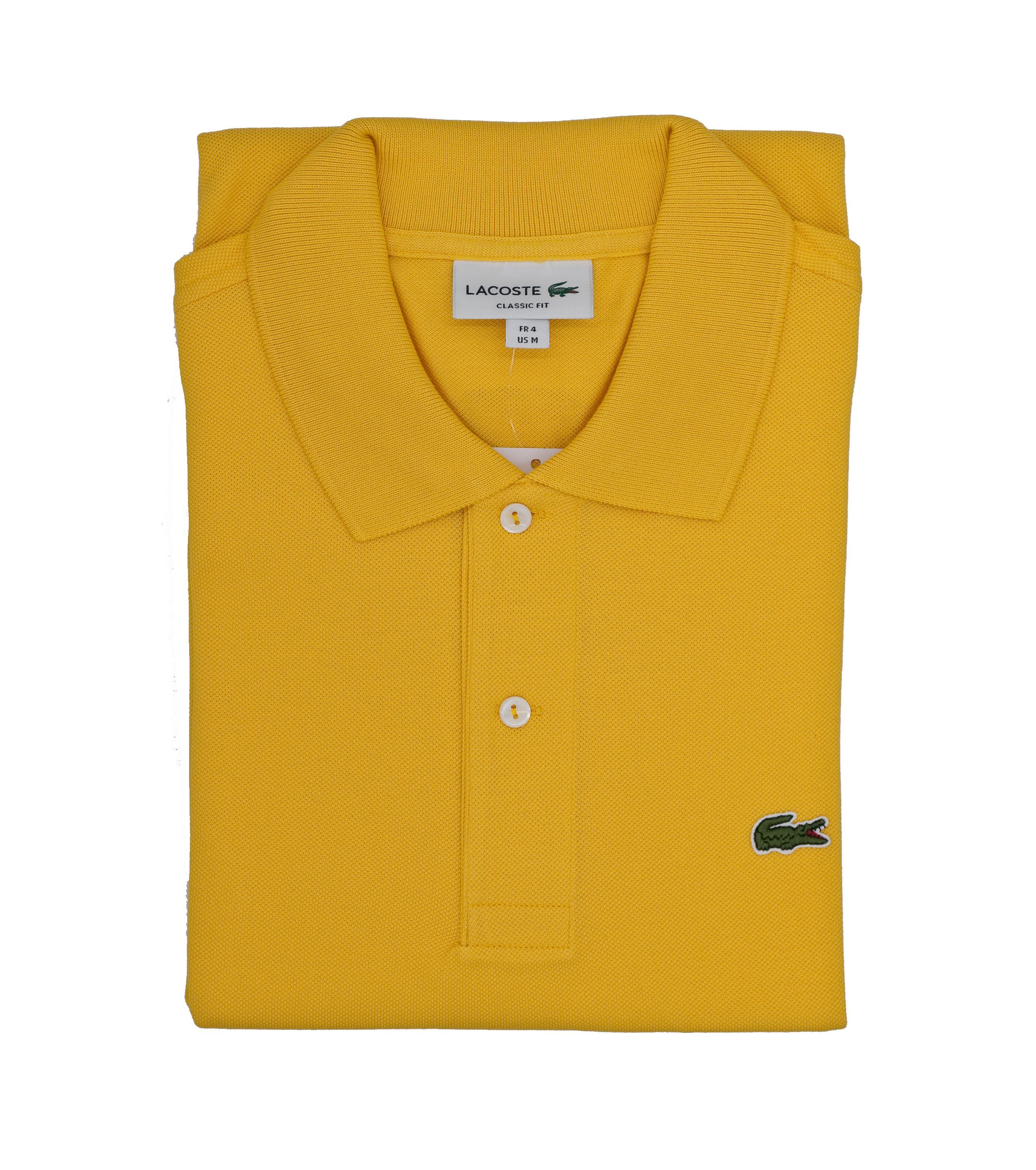 Picture of yellow Lacoste Polo
