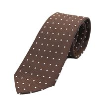 Picture of Silk tie, brown background 
