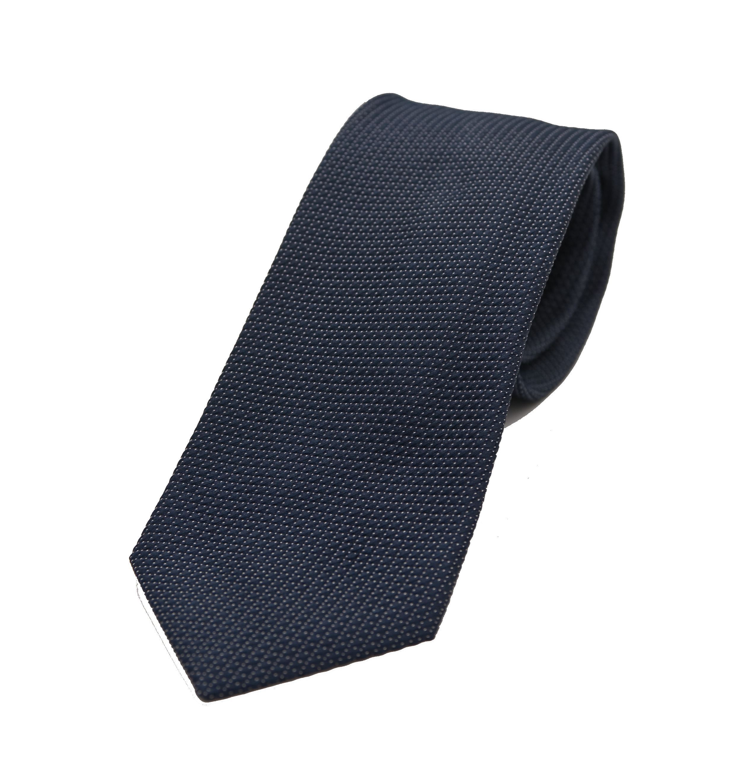 Picture of Dark blue patterned tie