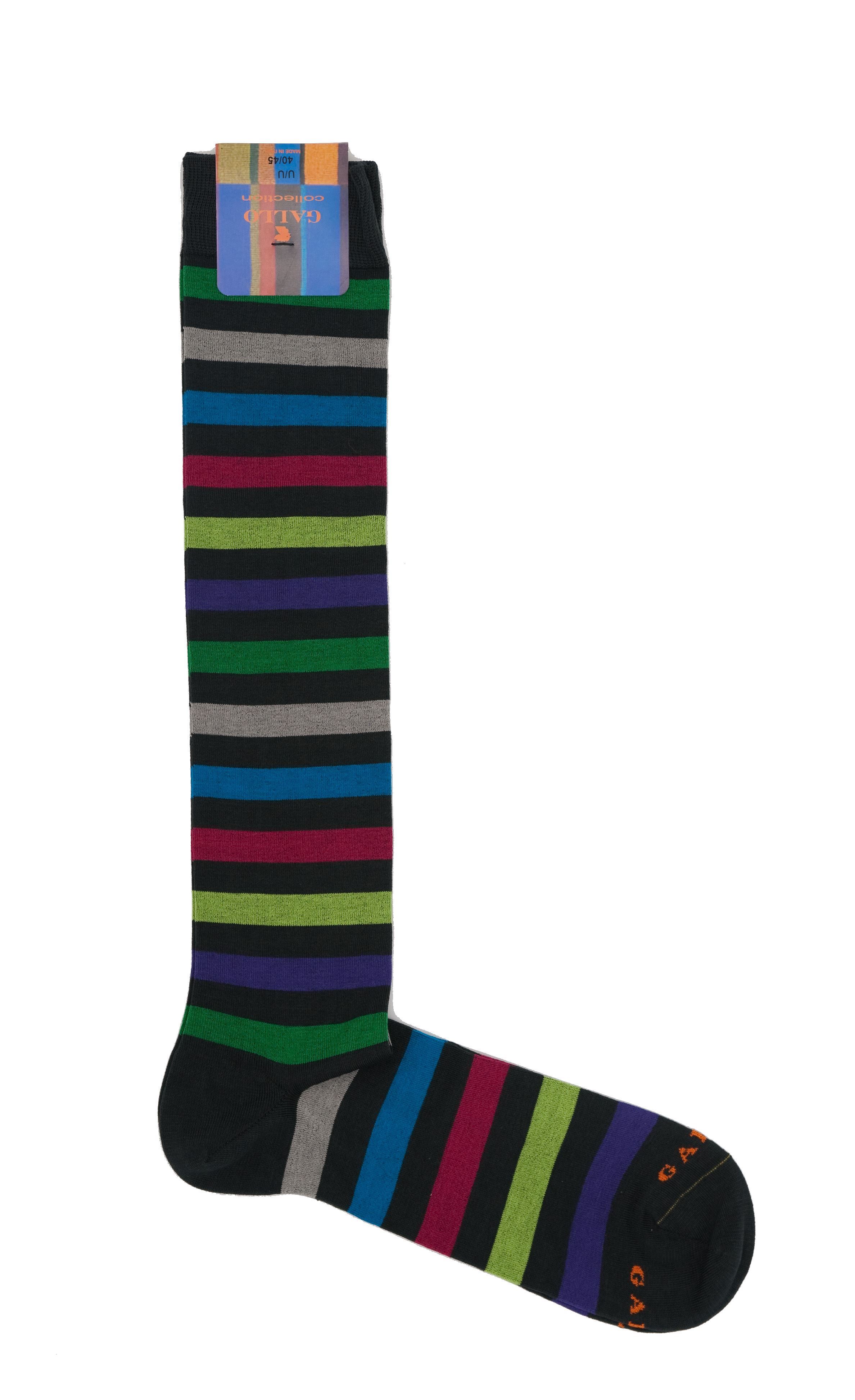 Picture of Striped socks grey background