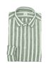 Picture of Striped green washed linen shirt 