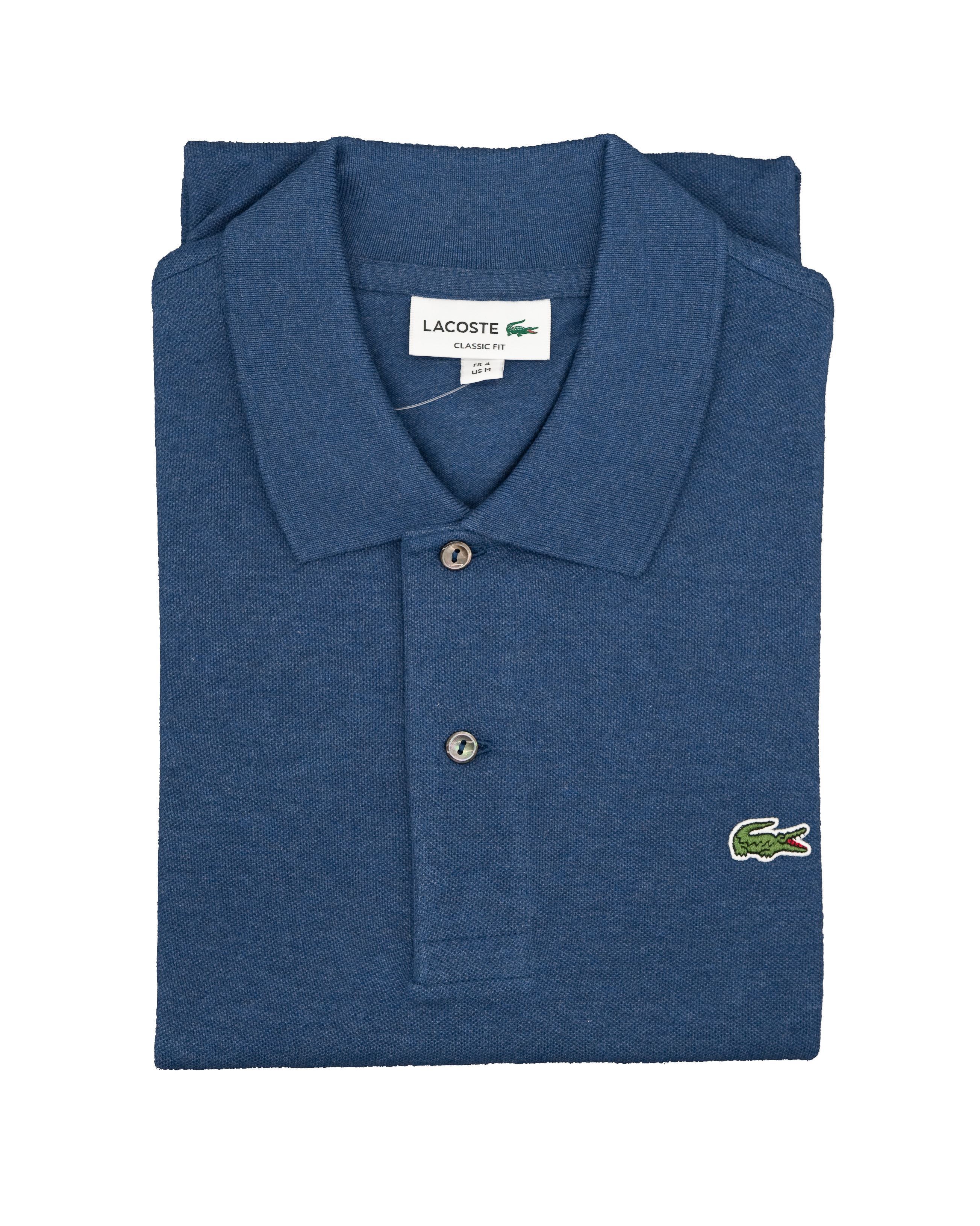 Picture of Blue chiné Lacoste polo