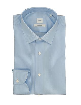 Picture of White and light blue striped shirt