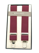 Picture of Burgundy elastic braces