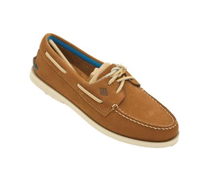 Picture of Cognac-colored boat shoe