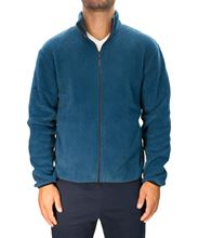 Picture of Light blue fleece Smoking jacket