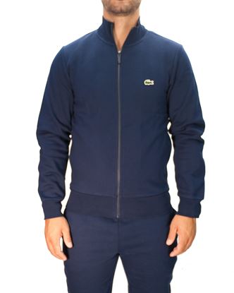 Show details for Dark blue zip sweatshirt Picture of Dark blue zip sweatshirt