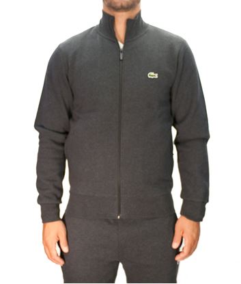 Show details for Dark gray zip sweatshirt Picture of Dark gray zip sweatshirt