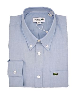 Immagine di Camicia manica lunga Oxford celeste