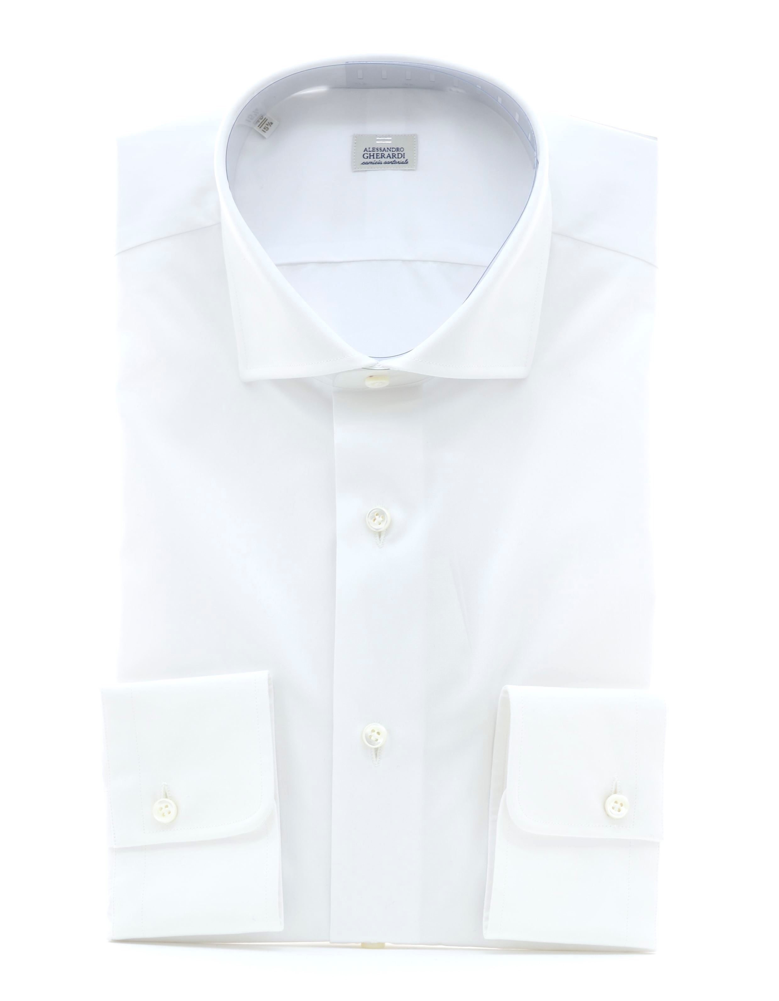 Picture of Shirt in white zephyr cotton