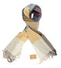 Picture of Beige and light blue checked scarf
