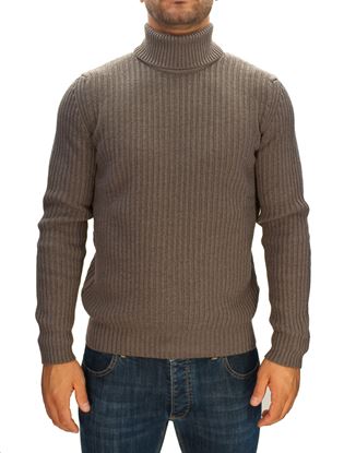 Picture of Brown turtleneck sweater