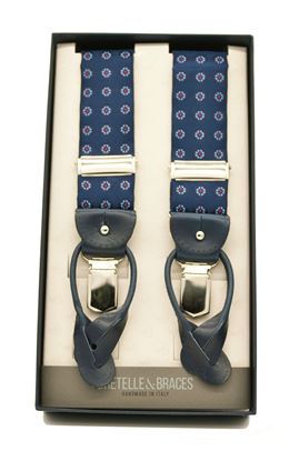 Picture of Silk braces blue background