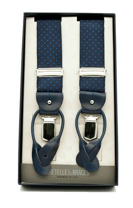 Picture of   Silk braces blue background