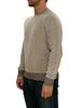 Picture of Crew neck rib knitted reversable sweater