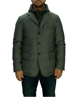 Picture of Grey Men's jacket with bib