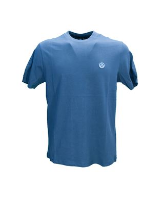 Immagine di T-Shirt cotone blu denim