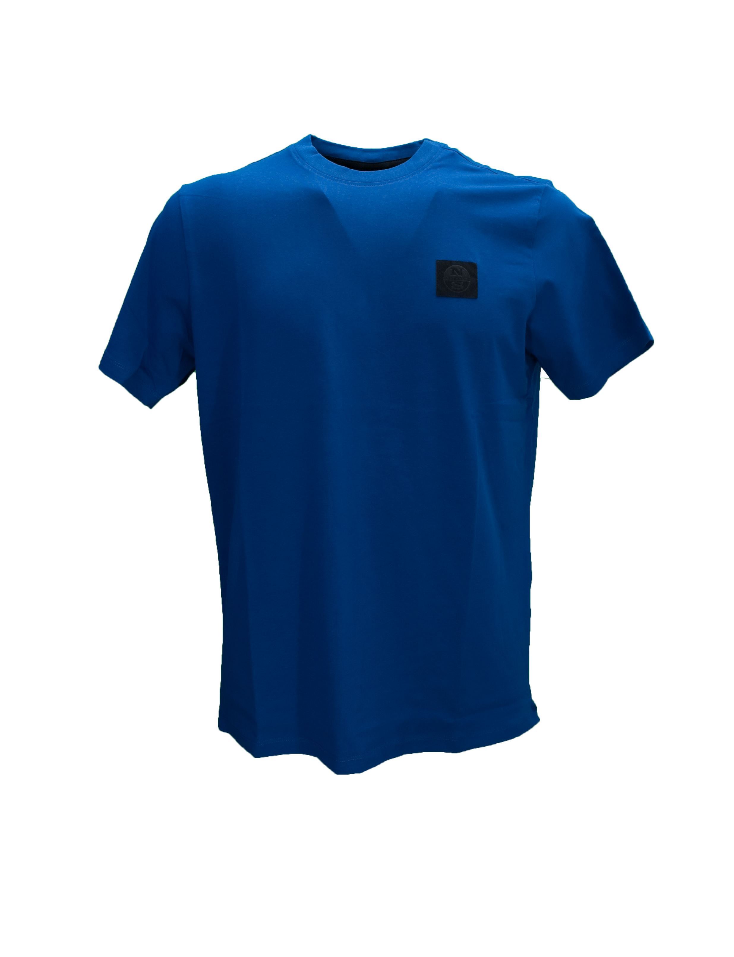 Immagine di T-Shirt base cotone azzurra