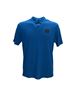 Picture of Ocean blue polo shirt in technical jersey