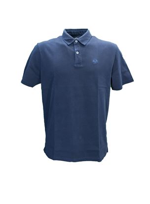 Immagine di Polo Jersey Cotone blu