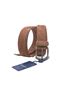 Picture of Brown nabuk leather belt