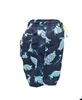 Picture of blue background swim trunks