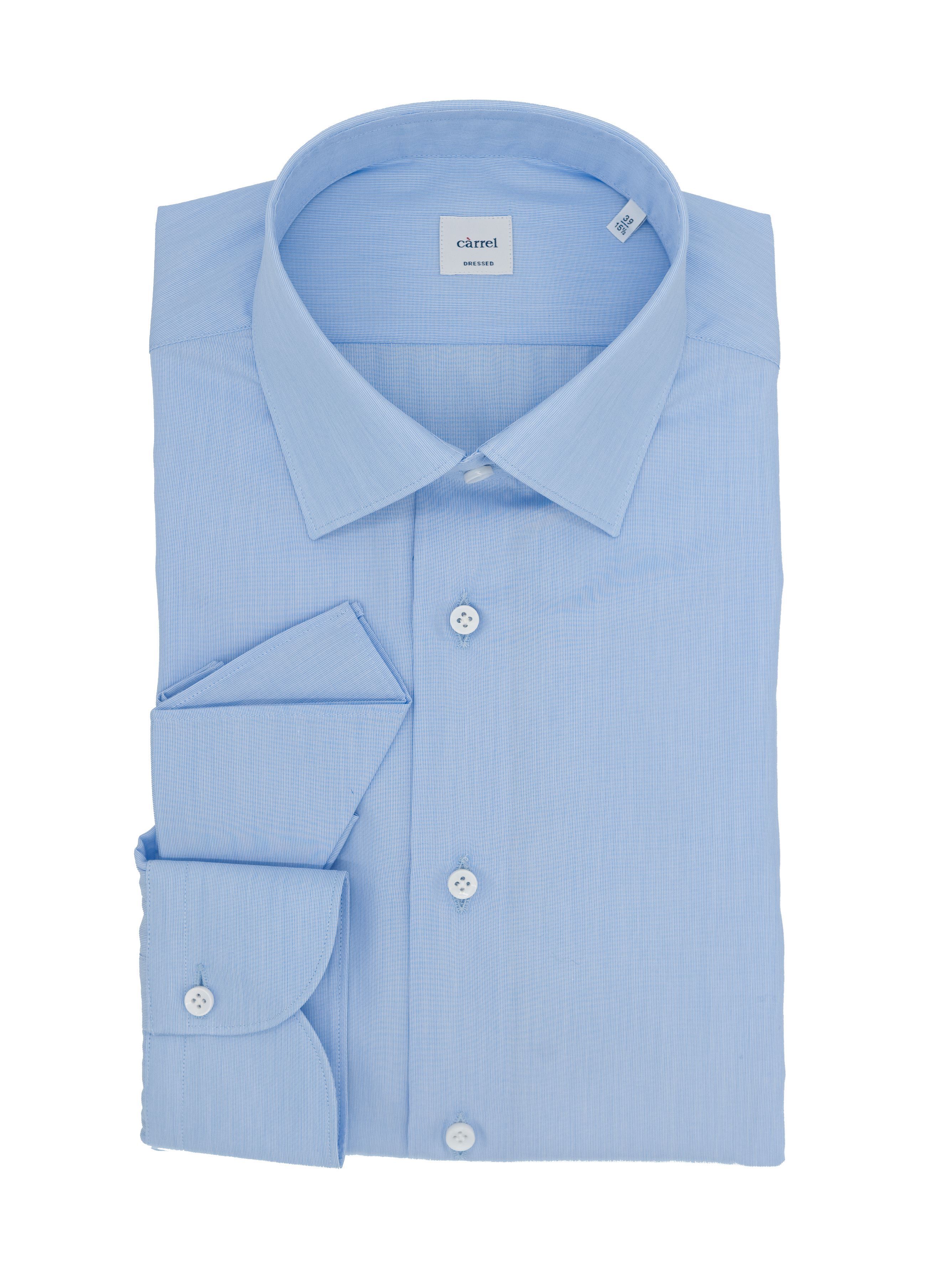 Picture of White and light blue striped shirt