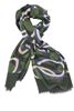 Picture of Green background summer scarf