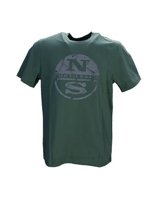 Immagine di T-Shirt logo verde militare