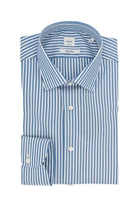 Picture of carrel Light blue and white Striped shirt 
