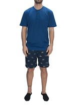 Picture of Short pajamas blue background