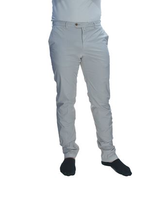 Picture of Ice-colored cotton trousers